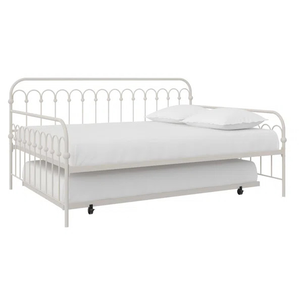 Bright Pop Metal Daybed with Trundle | Wayfair North America