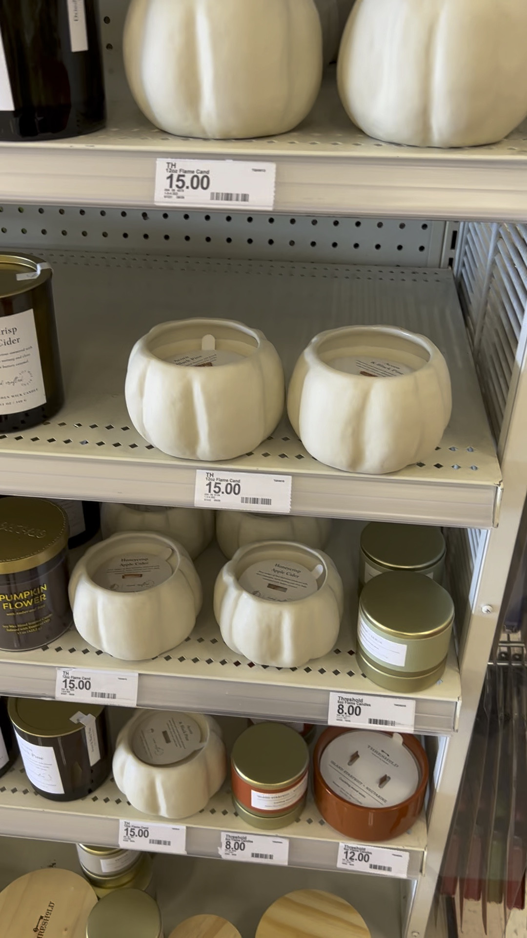 Love these fall candles 

Wood wick pumpkin candle, fall scents, pumpkin candle, affordable fall decor, fall home, target home, Walmart home, Amazon home, threshold



#LTKSeasonal #LTKhome