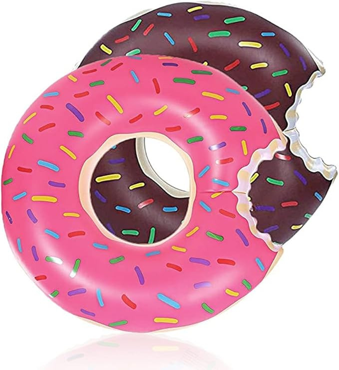 Donut Pool Floats Donut Pool Floatie Donut Tube Pool Doughnut Pool Float Donut Inflatables Doughn... | Amazon (US)