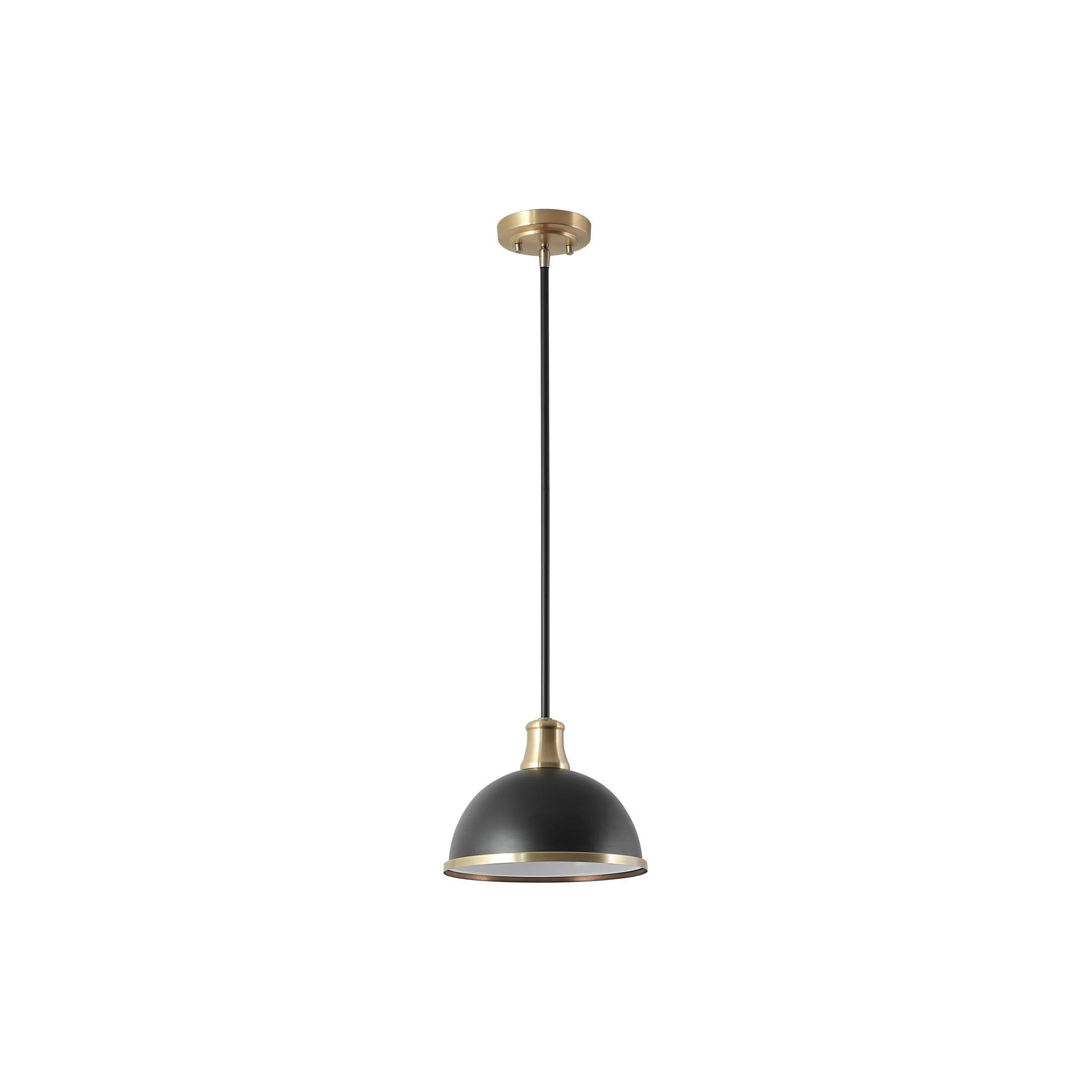 1-Light Beckett Pendant with Accents Matte Brass - Walmart.com | Walmart (US)