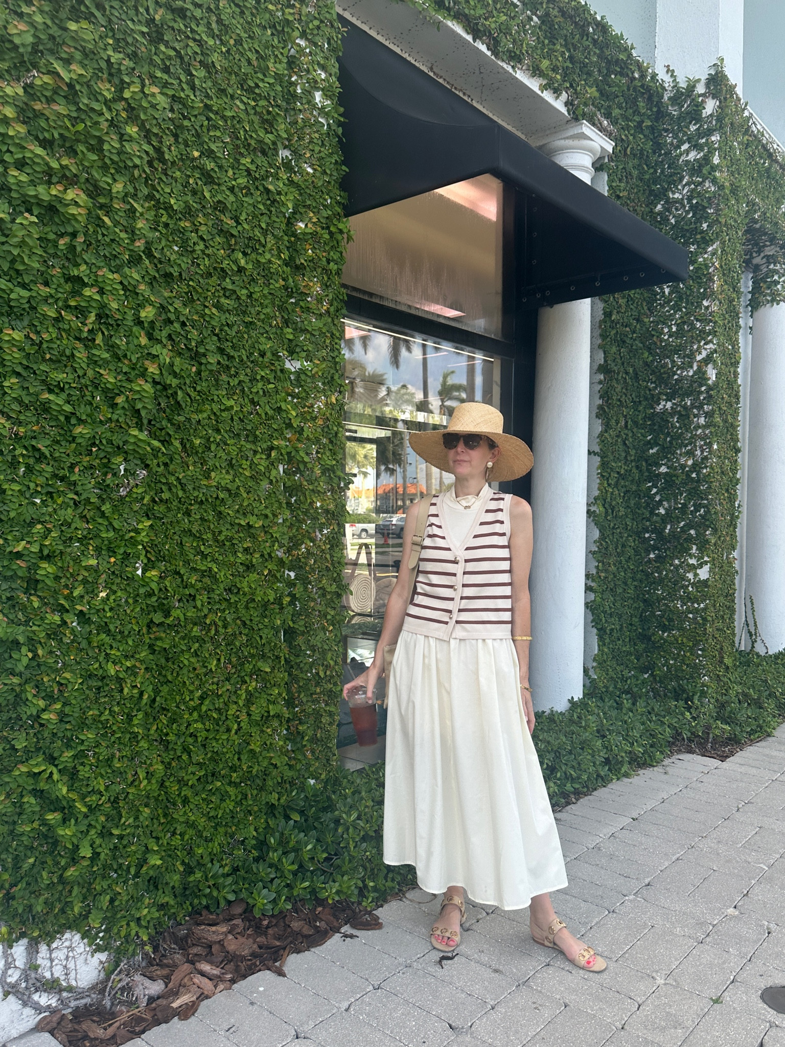 Amazon dress. Striped vest. 

#LTKTravel