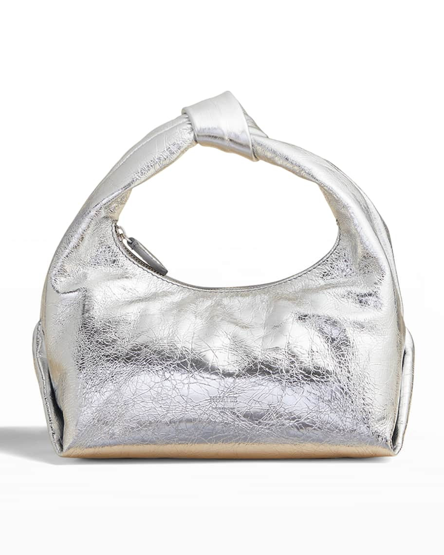 Khaite Beatrice Small Metallic Hobo Bag | Neiman Marcus