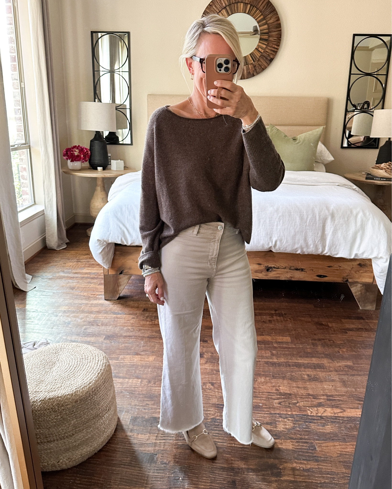 These sand colored cropped wide leg denim have been a favorite for about 3 years now. So happy they continue to come back every year!

And only $69!! 

Can’t beat that! I also own in white and blue denim! 

Fit true to size. I am 5’6"

Sized up one size to a medium in the quince cashmere sweater 

Mango 

#LTKstyletip #LTKfamily #LTKover40
