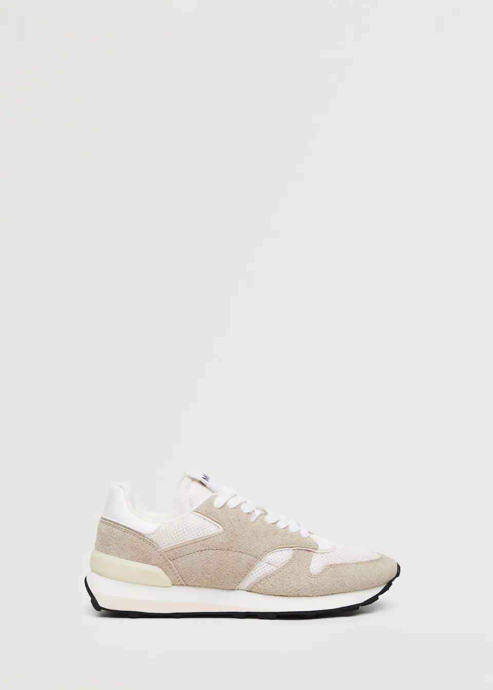 Combined suede sneakers | MANGO (US)