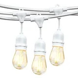 Brightech Ambience Pro LED Outdoor String Lights 48 ft, Waterproof Shatterproof 2W Dimmable Ediso... | Walmart (US)