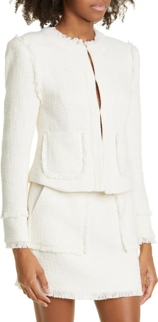 Keegan Fray Tweed Jacket | Nordstrom