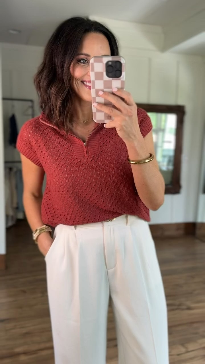 looks expensive… isn’t 🙌

rust blouse outfit, white wide leg pants, chic office outfit, business casual style, elevated basics, neutral outfit inspo, effortless outfit, affordable workwear

#ltkfinds #ltkunder100 #workoutfits #chicstyle #businesscasual #everydaystyle #budgetfriendlyfashion #ootdinspo #officewear


#LTKPetite