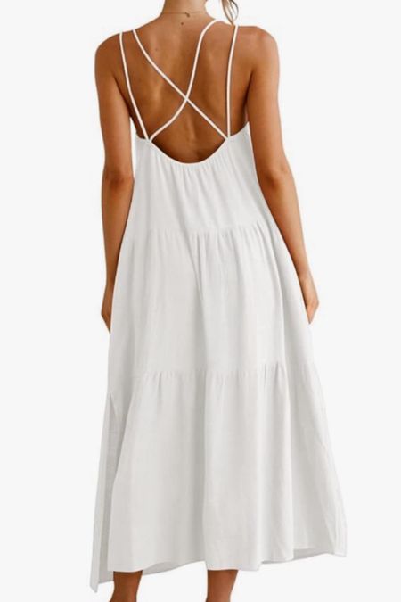 Summer Dress 
Summer outfit 
Vacation outfit
Date night outfit
#Itkseasonal
#Itkover40
#Itku
White dress
Sandal
Sandals 
Sunblock
Amazon 
Amazon Fashion 
Amazon finds
#ltkshoecrush
#LTKBeauty #LTKItBag #LTKFindsUnder50