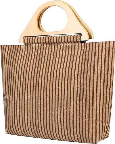 Manisho Cork Handbag Tote for Women Eco Friendly Vegan No Leather Top Handle Bag for Ladies | Amazon (US)