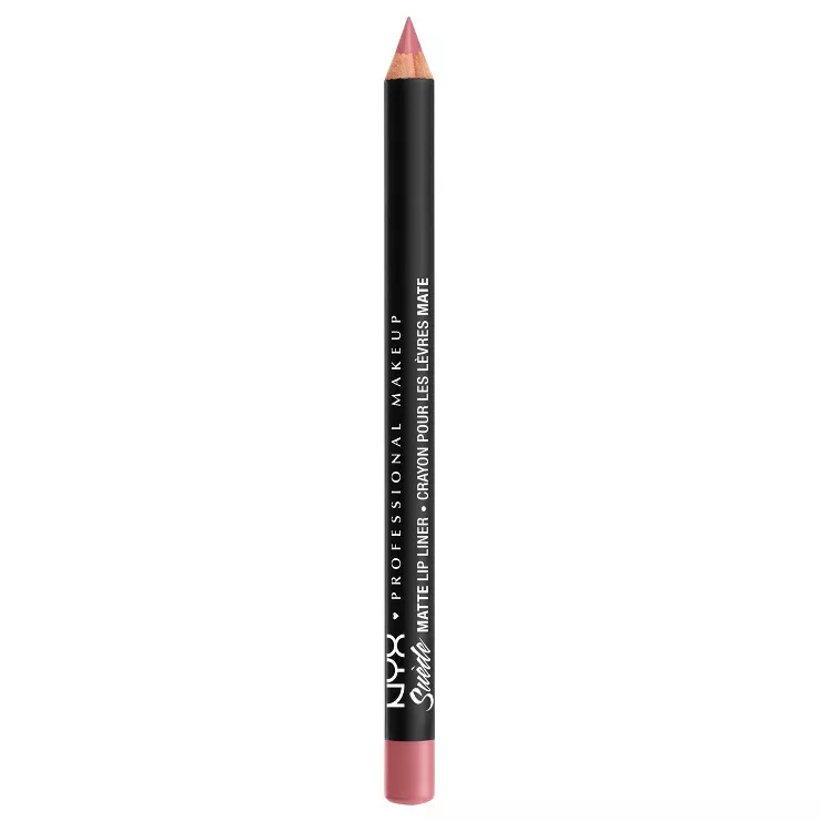 NYX Professional Makeup Suede Matte Velvet Smooth Lip Liner - Vegan Formula - 0.035oz | Target