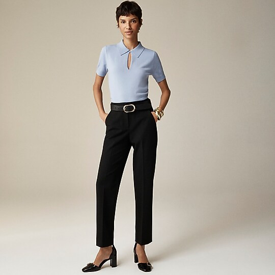 Kate straight-leg pant in bi-stretch cotton | J. Crew US