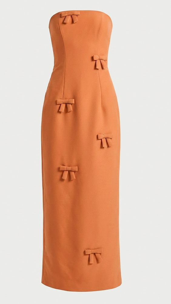 Rayna Bow Bustier Maxi Dress | Shopbop