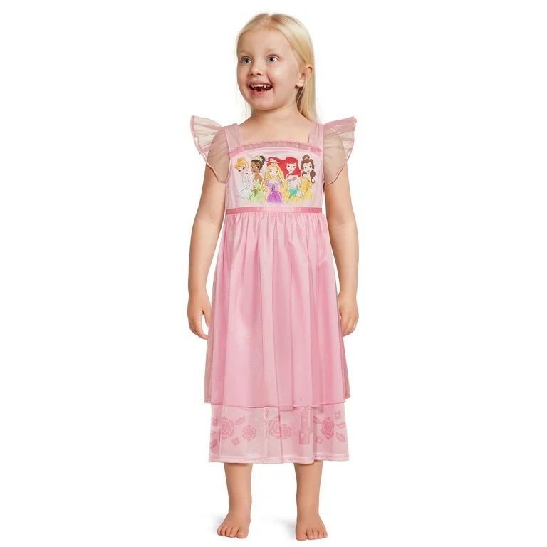 Toddler Girls Fantasy Nightgown, Sizes 2T-5T - Walmart.com | Walmart (US)