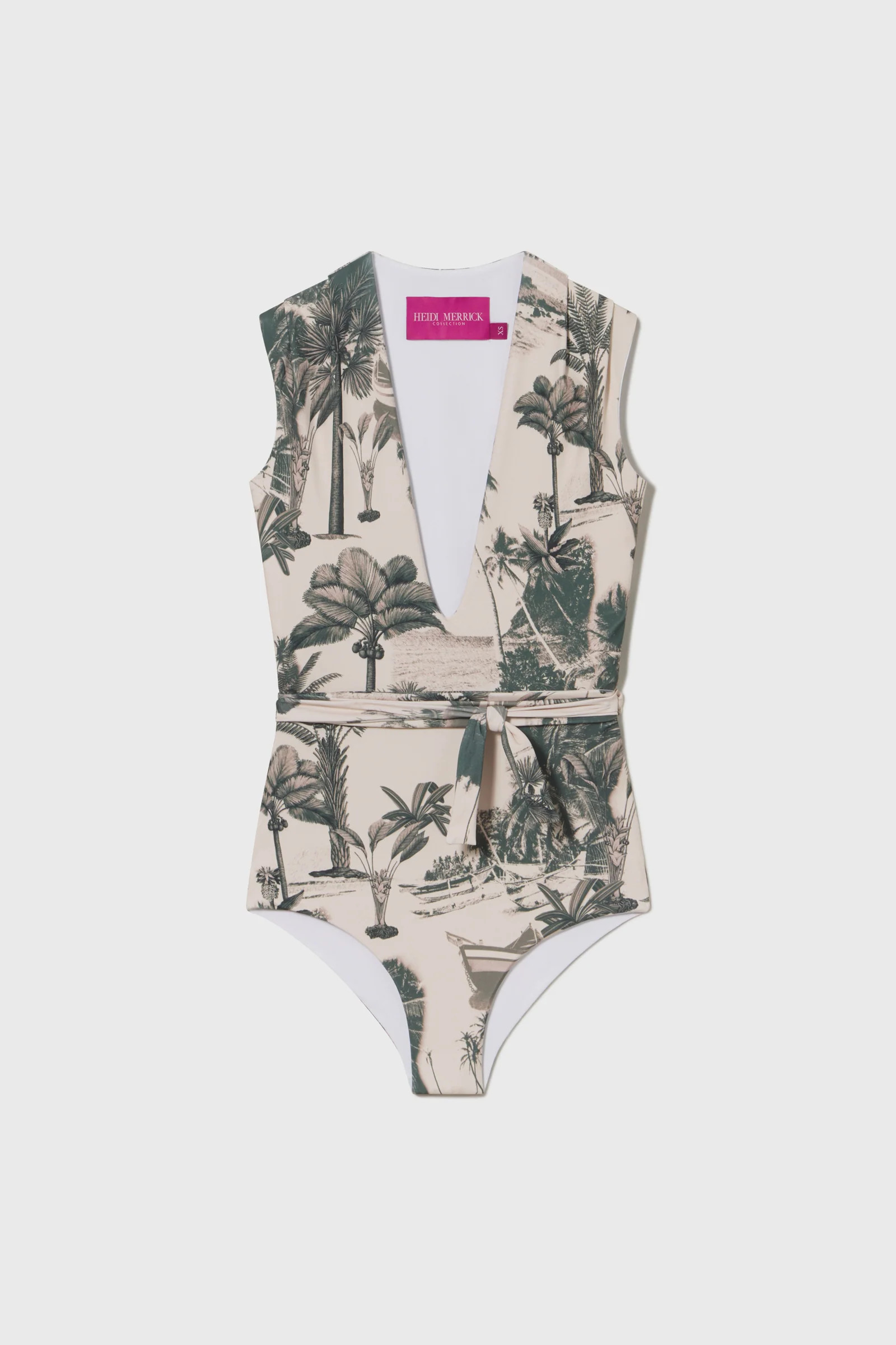 Camelia Suit - Ivory Palm | Heidi Merrick