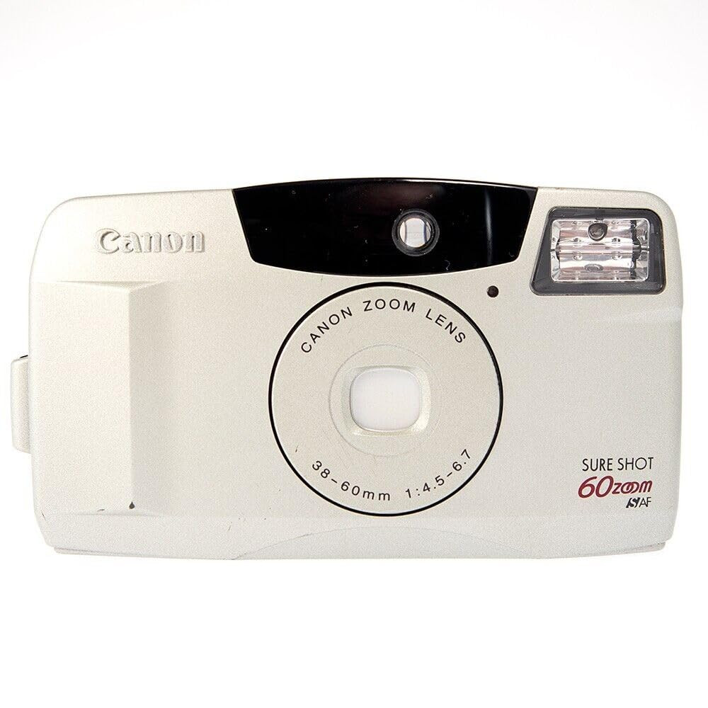 (Renewed) Canon Sure Shot 60 Zoom SAF 35mm Point and Shoot Film Camera w/Canon Zoom Lens 38-60mm. Built-in flash and film rewinder. | Amazon (US)