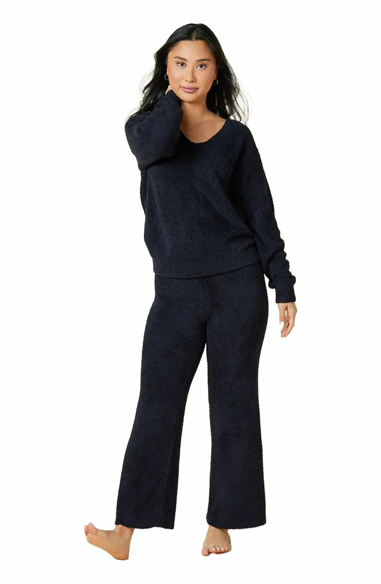 Softies Solid Marshmallow V-Neck Lounge Set | Nordstrom | Nordstrom