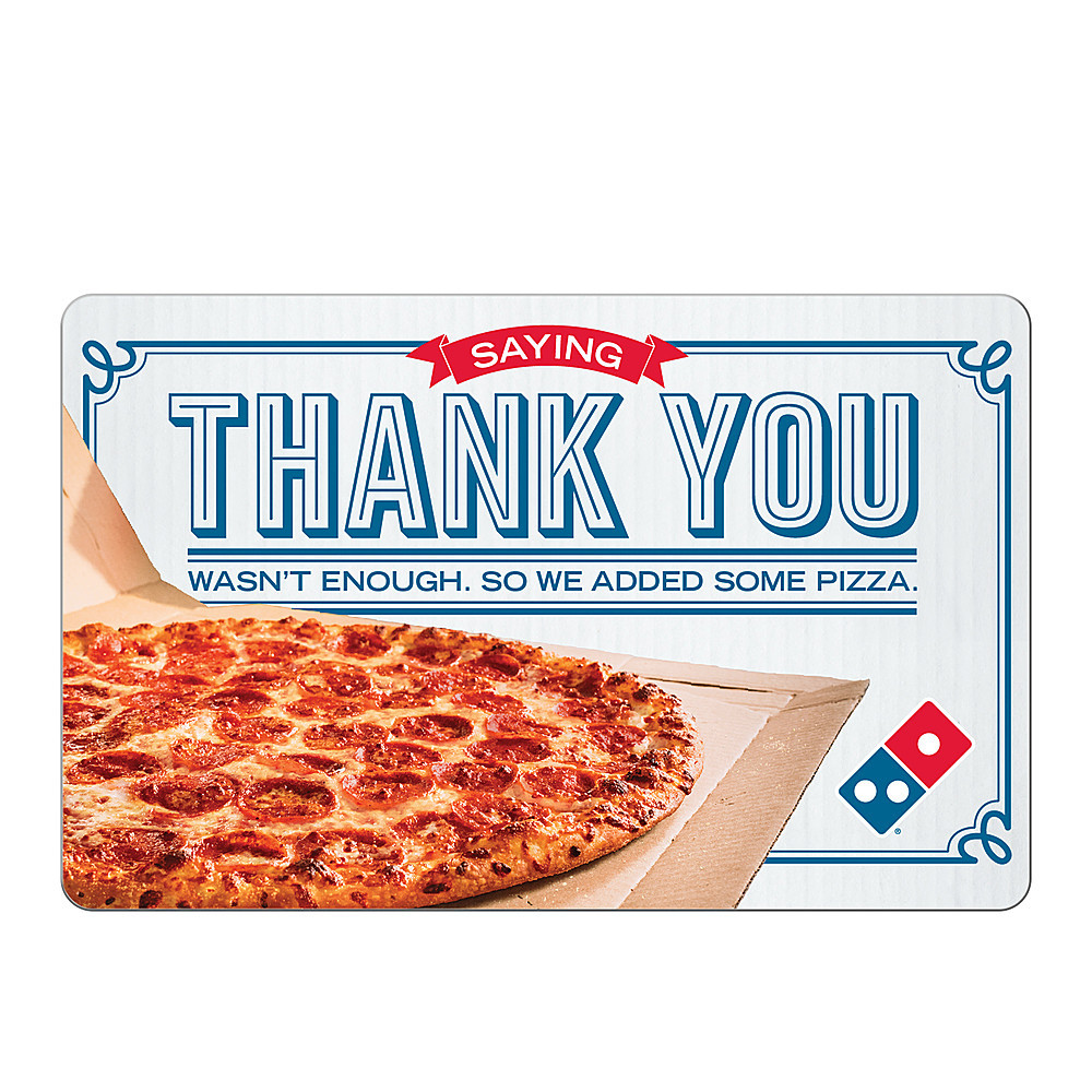 Domino's - $25 Gift Card- Thank You [Digital] | Best Buy U.S.