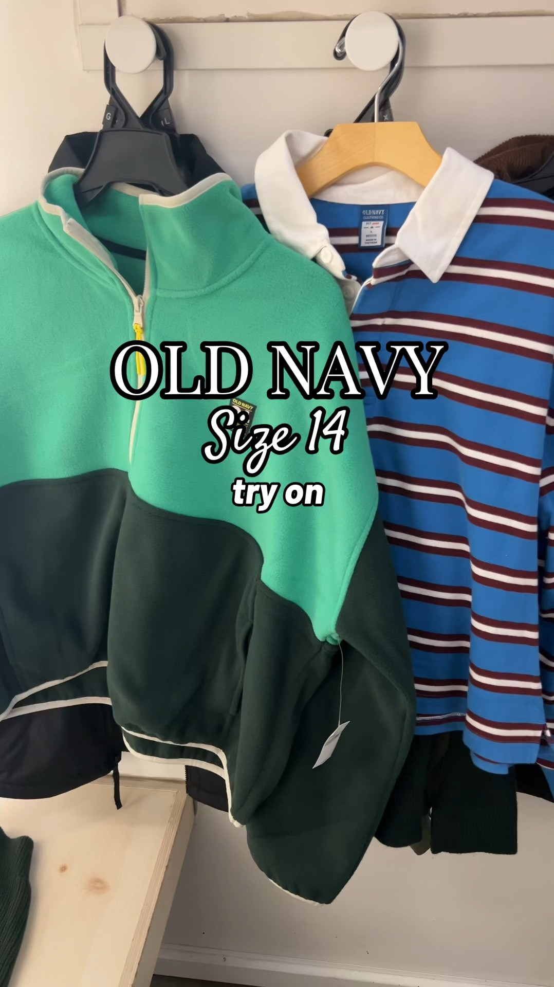 Old navy size 14 fall new arrivals try on! 

#LTKSeasonal #LTKMidsize #LTKPlusSize