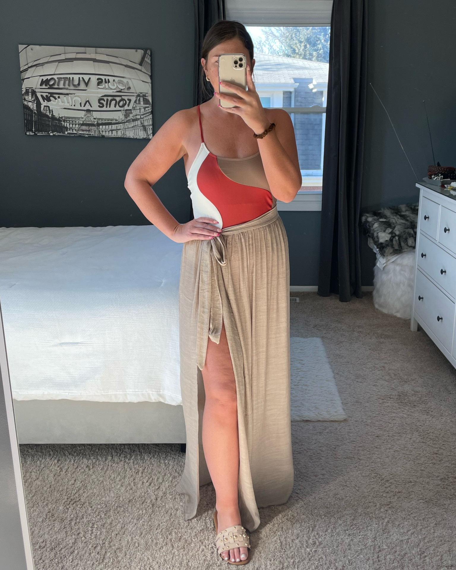 Wearing a size large swimsuit.

#beach #beachwear #swimwear #vacationoutfits #vacationstyle #swim #coverup #shein #amazon #springbreak #springbreakoutfits #springbreakstyle #resortwear #sandals #beachbag #target

#LTKswim #LTKU #LTKunder50