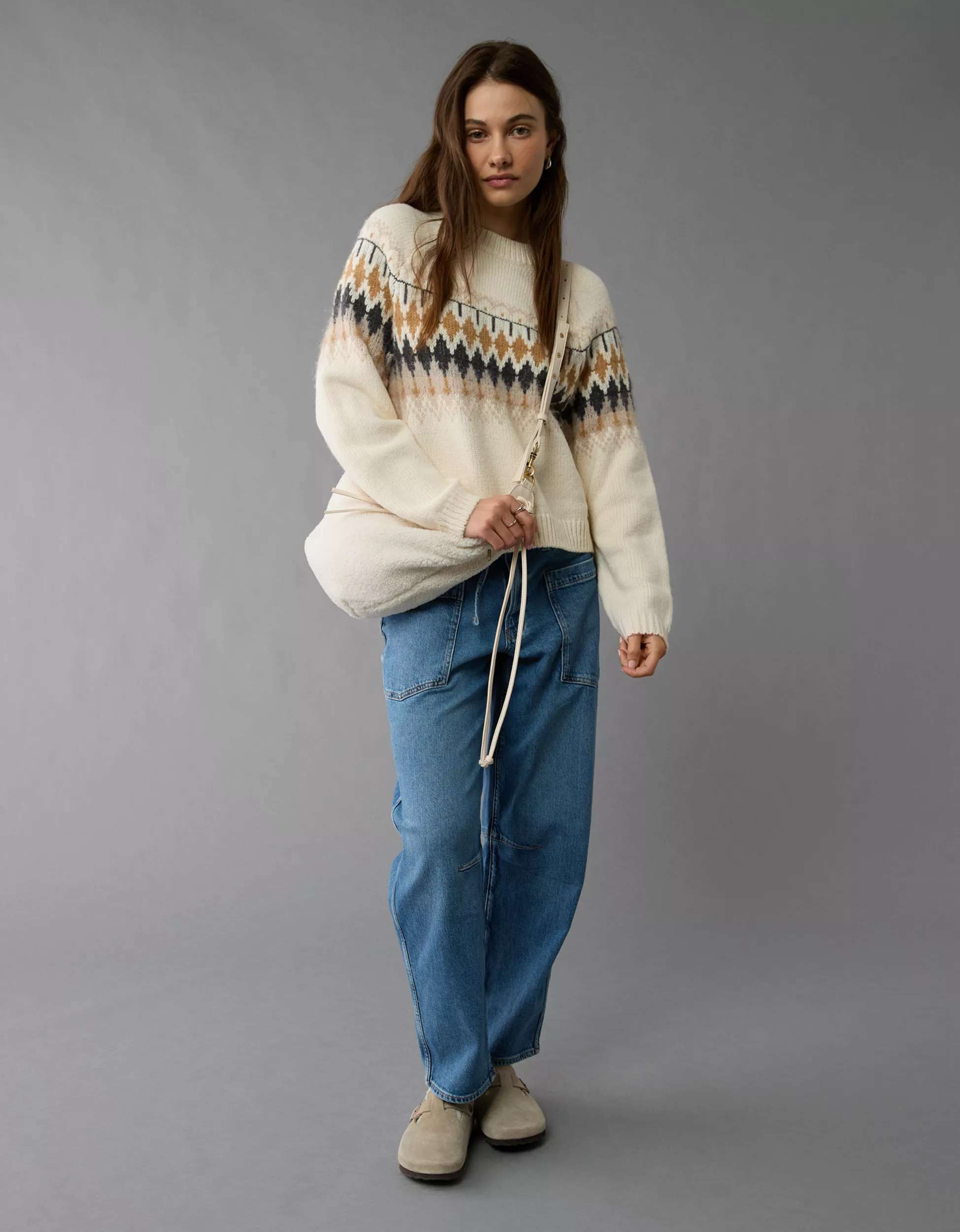 AE Festive Feels Sweater | American Eagle Outfitters (US & CA)