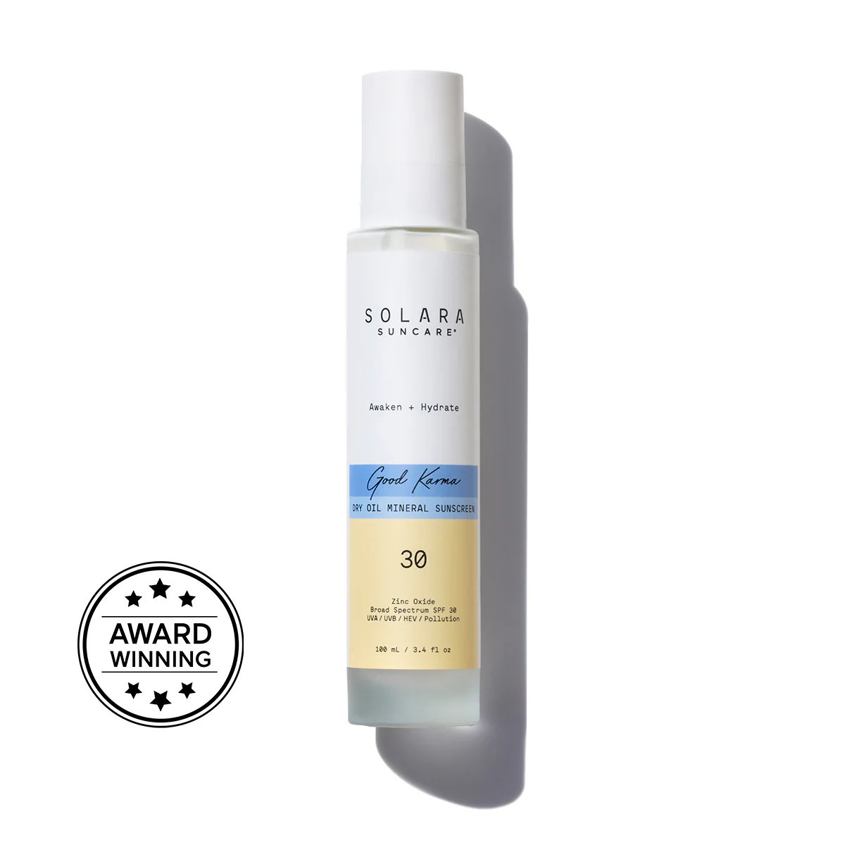 Good Karma Energizing Body Oil Sunscreen, SPF 30 | SOLARA SUNCARE