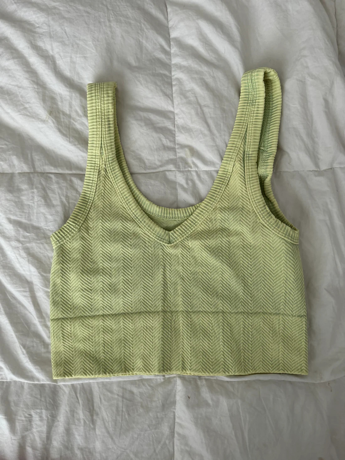REVERSIBLE HERRINGBONE TANK | Olivelynn Designs