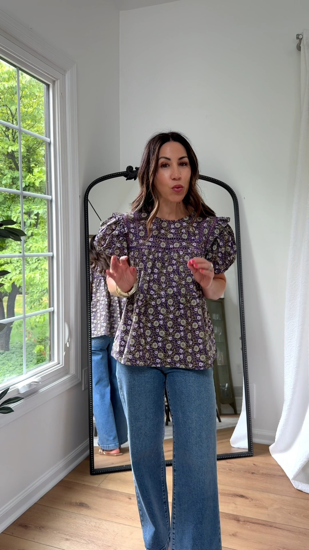 Small top. 25 jeans

#LTKOver40 #LTKPetite