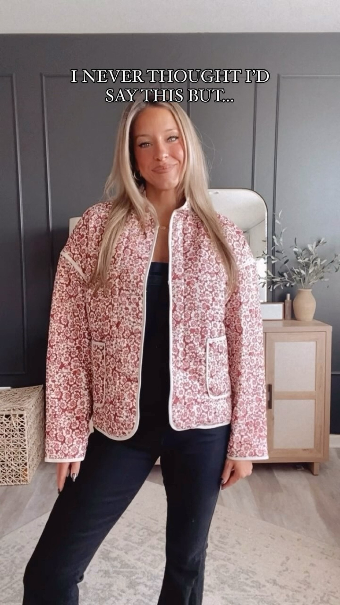 comment TELL ME and i’ll spill it! 🫶🏻 never found a Fall Jacket I wasn’t obsessing over. This is a gem of a find with all the floral prints on the best fitted Fall Quilted Jacket! You can’t beat a $36 price tag and looks just like Free People! Wearing a M!

quilted jackets, floral jackets, fall jackets, amazon jackets, jackets, lightweight coats, floral prints, fall fashion, fall fashion ideas, fall trends, coats, floral coats, quilted coats

#amazonfashion