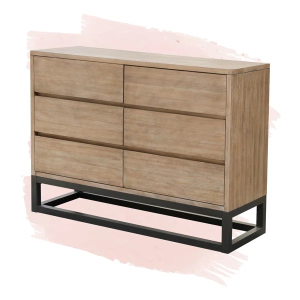 Natalia 6 Drawer Double Dresser | Wayfair North America