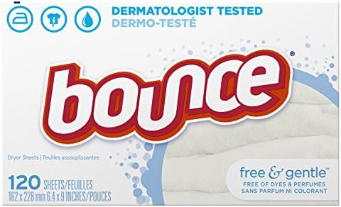 Bounce Free & Gentle Fabric Softener Dryer Sheets, Unscented and Hypoallergenic for Sensitive Ski... | Amazon (CA)