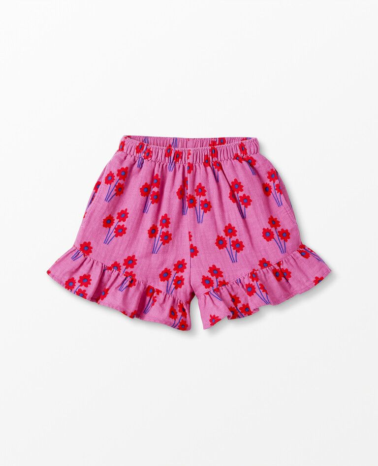 Print Crinkle Shorts | Hanna Andersson