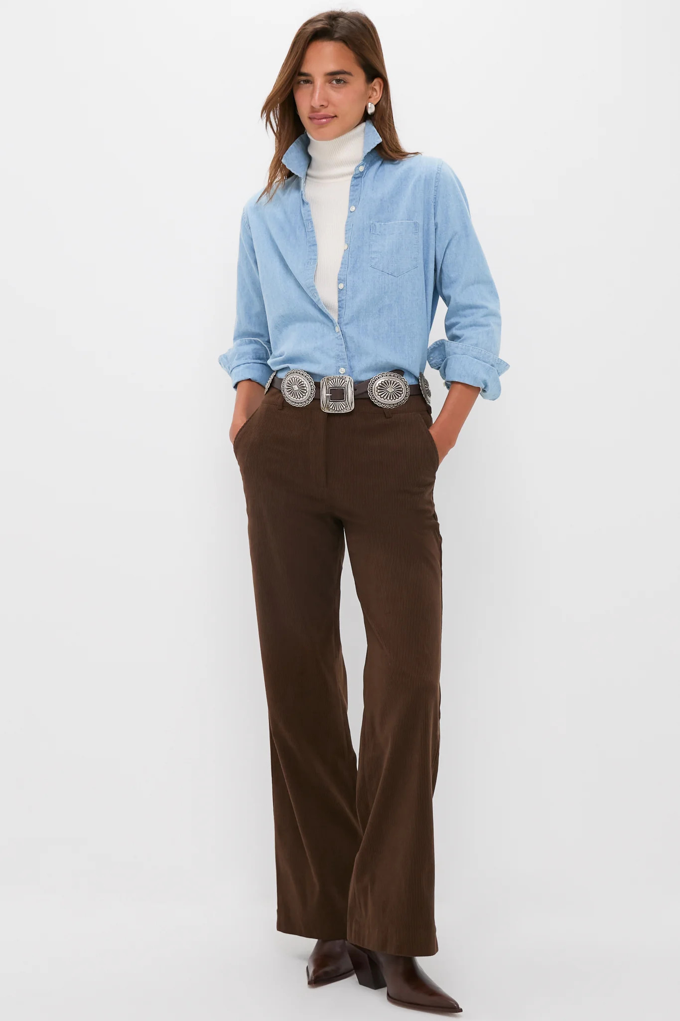 Chocolate Brown Wide Wale Corduroy Hunter Pants | Tuckernuck (US)