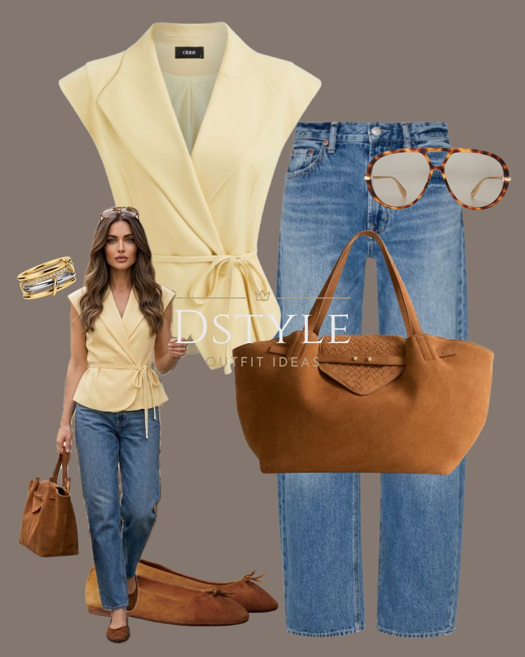Butter yellow is officially the "it" color of the season! 🍦 This wrap top is the perfect way to add a soft pop of color to your denim rotation while keeping things sophisticated and tailored.

Butter yellow outfit, wrap top styling, suede ballet flats, spring trends 2026, quiet luxury style, everyday chic, denim and yellow outfit, capsule wardrobe essentials. 

 

#LTKootd #LTKSeasonal #LTKWorkwear