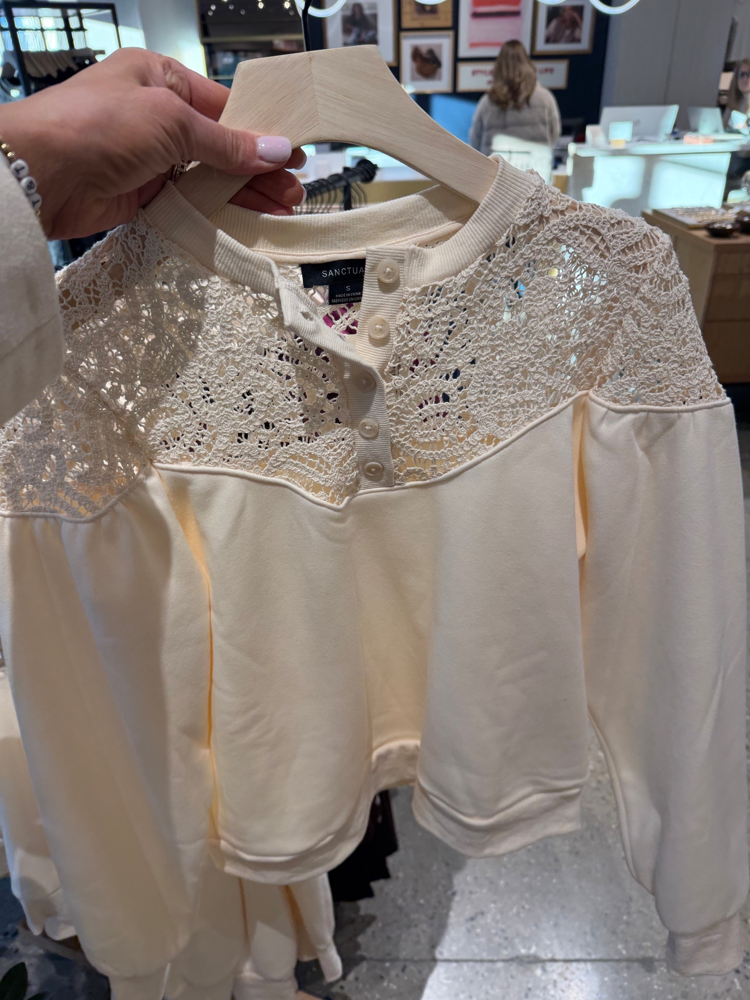 Lace and a sweatshirt?  Yes. For sure. Any day  

#LTKOver40 #LTKgrwm #LTKdayinmylife