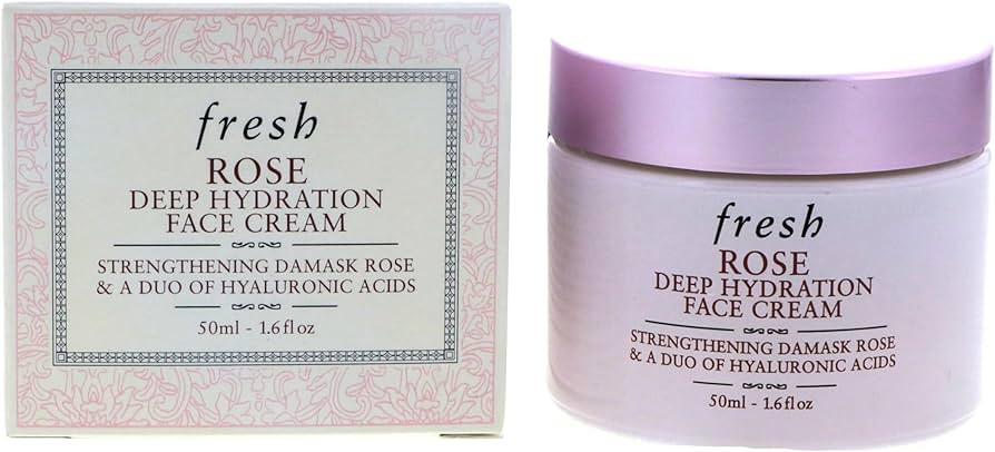 Fresh Rose Deep Hydration Strengthening Face Cream 1.6 oz | Amazon (US)