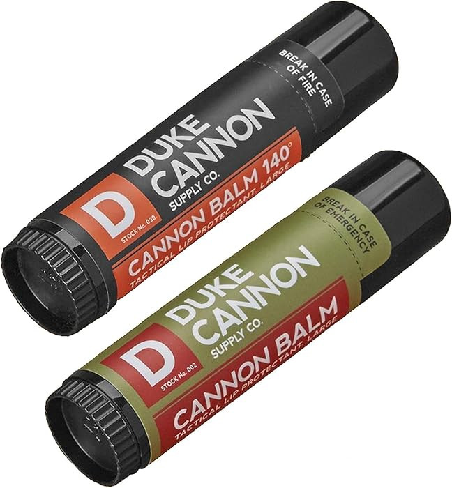 Duke Cannon Cannon Lip Balm 140° Tactical Lip Protectant, Blood Orange Mint Fresh Mint, 2 Pack | Amazon (US)
