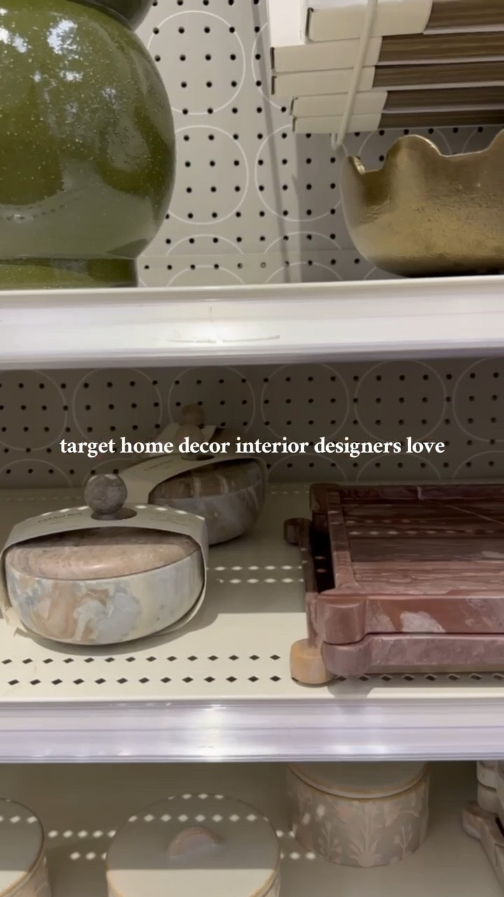 As an interior designer, this is the Target home decor I’m currently loving. ➡️ Marble book-ends, mini-lamps, patterned ottomans, gold gallery wall frames, wall art, colorful throw pillows, and soooo much more.🤍

#LTKFindsUnder100 #LTKHome #LTKStyleTip