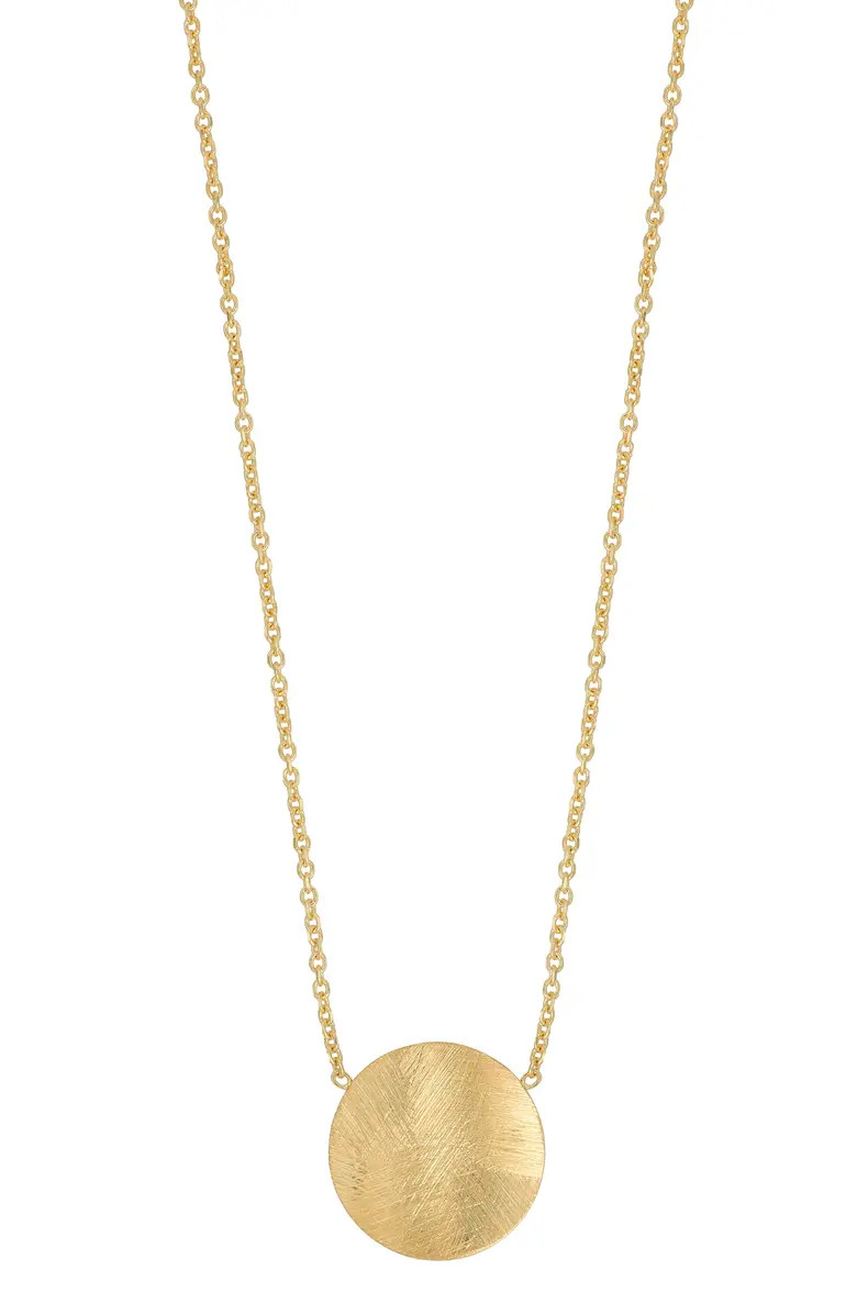 Bony Levy 14K Gold Disc Pendant Necklace | Nordstrom | Nordstrom