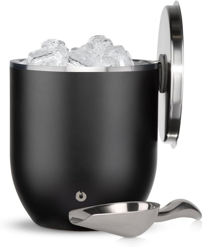 SNOWFOX Plus, Premium Vacuum Insulated Stainless Steel Ice Bucket with Lid/Scoop,Home Bar Accesso... | Amazon (US)