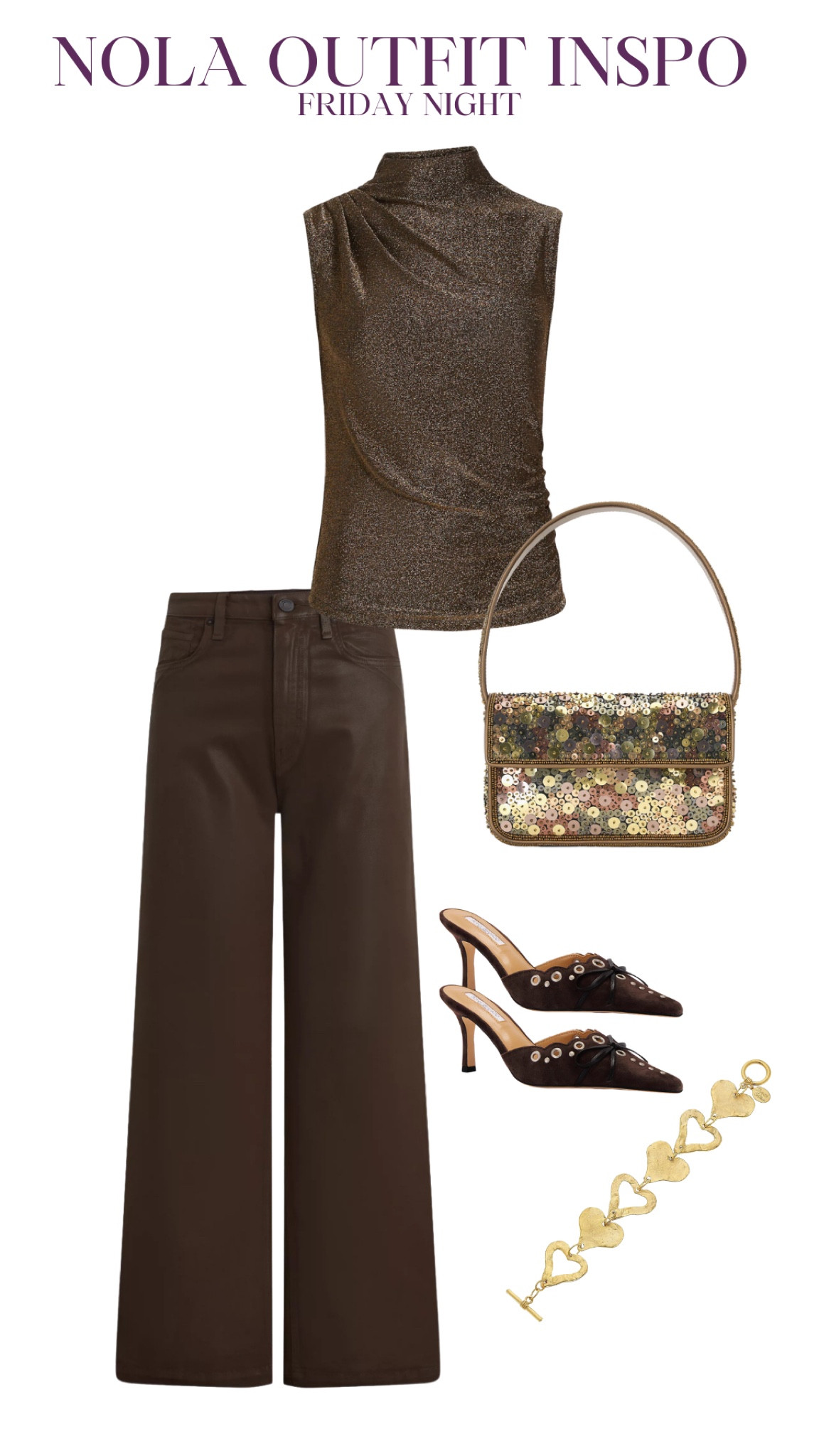 Such a cute fit for NOLA weekend or a night out!!!! Love the brown🤎🤎🤎🤎

#LTKU #LTKSaleAlert #LTKSeasonal