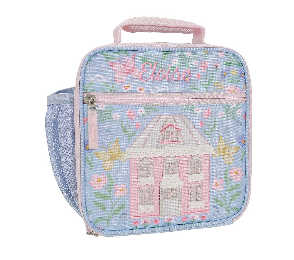 Mackenzie Blue Floral Dollhouse Lunch Box | Pottery Barn Kids