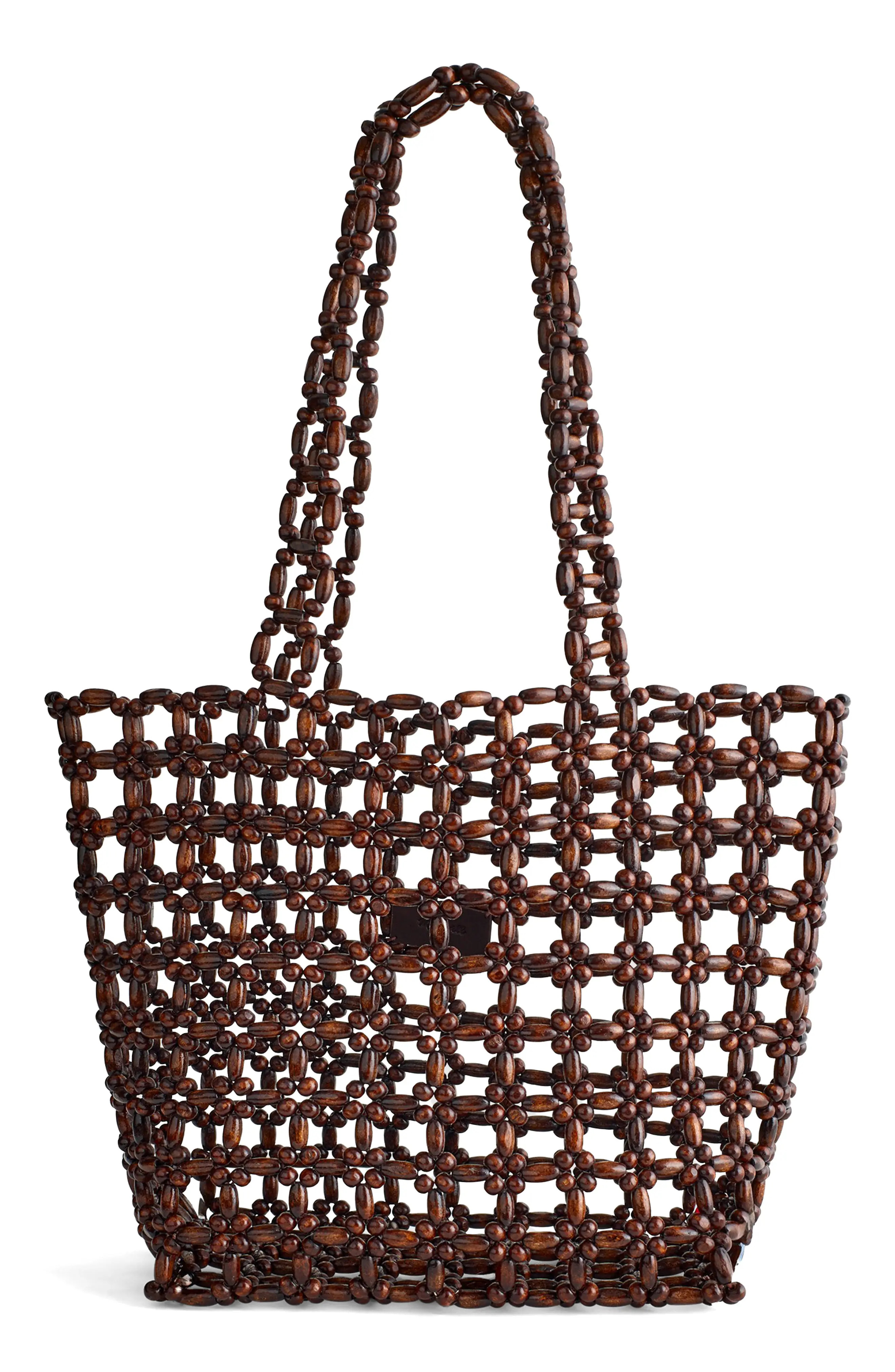 Wood Beaded Tote (Women) | Nordstrom | Nordstrom