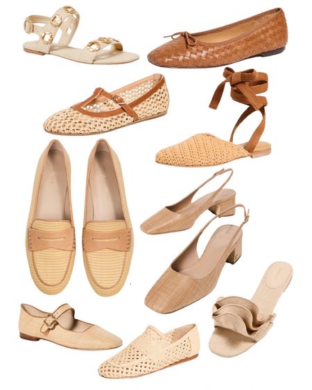 Spring woven flats women’s shoes 🫶🏻🤍 some on sale 

#LTKsalealert #LTKshoecrush