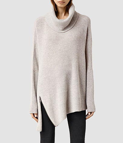 AllSaints Able Roll Neck Sweater | AllSaints US