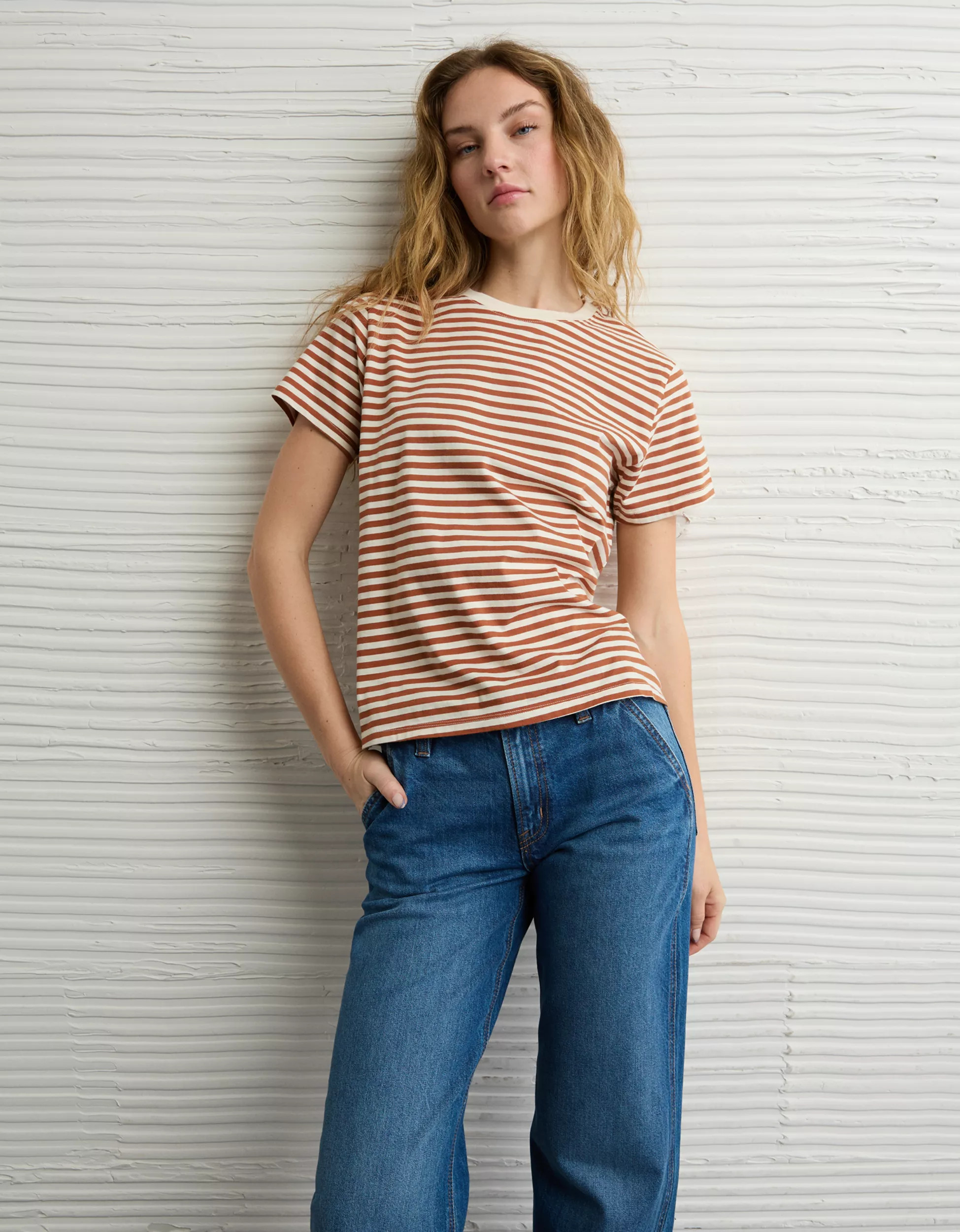 AE Everyday Striped T-Shirt | American Eagle Outfitters (US & CA)