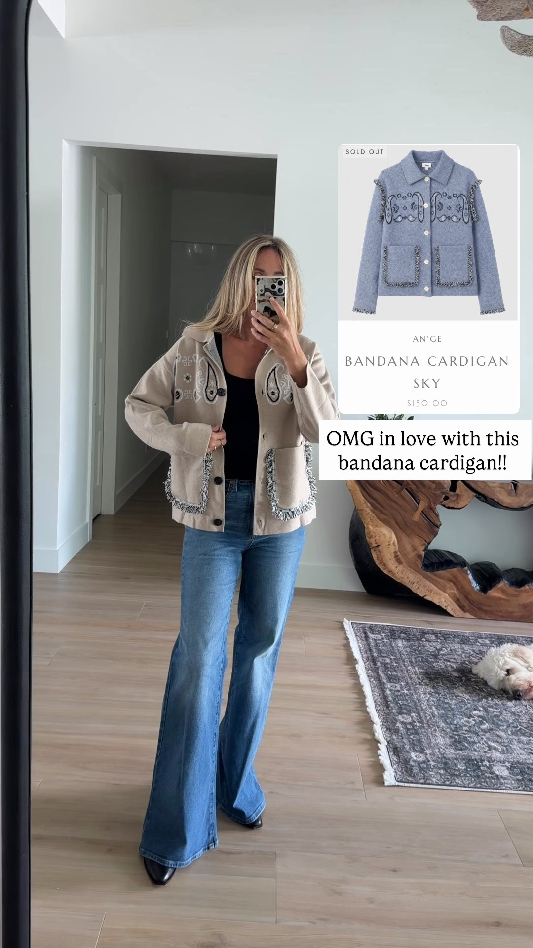 Amazon dupe bandana cardigan sweater size medium

#LTKdayinmylife #LTKgrwm #LTKSaleAlert
