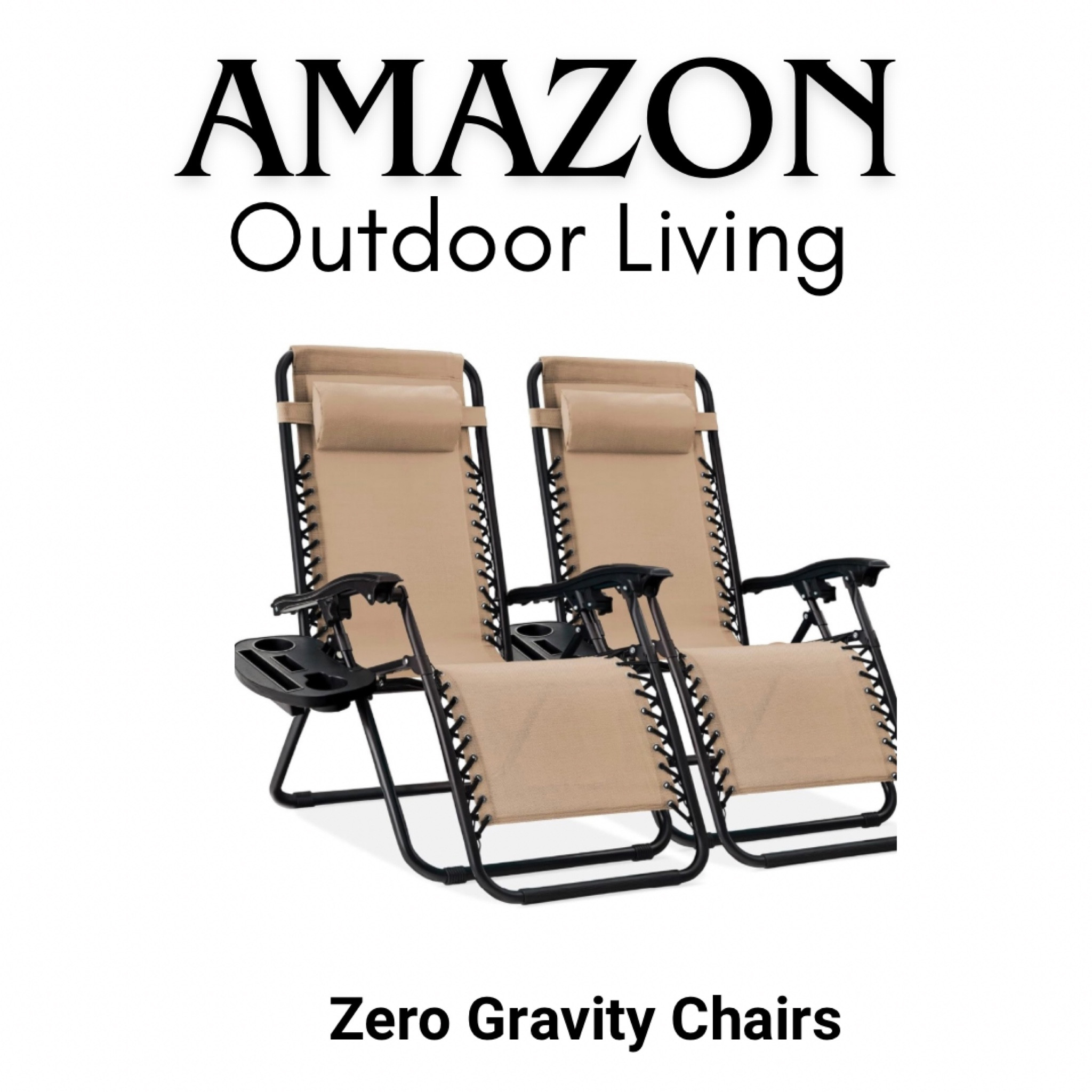 These chairs are so comfy! You can set up or recline.  They hace detachable head pillows, and drink holders. We enjoy putting our feet up in these while enjoying the view beautiful view of our garden. 

#LTKHome #LTKSeasonal