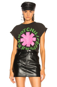 Madeworn Red Hot Chili Peppers Crew Tee in Black | FWRD 