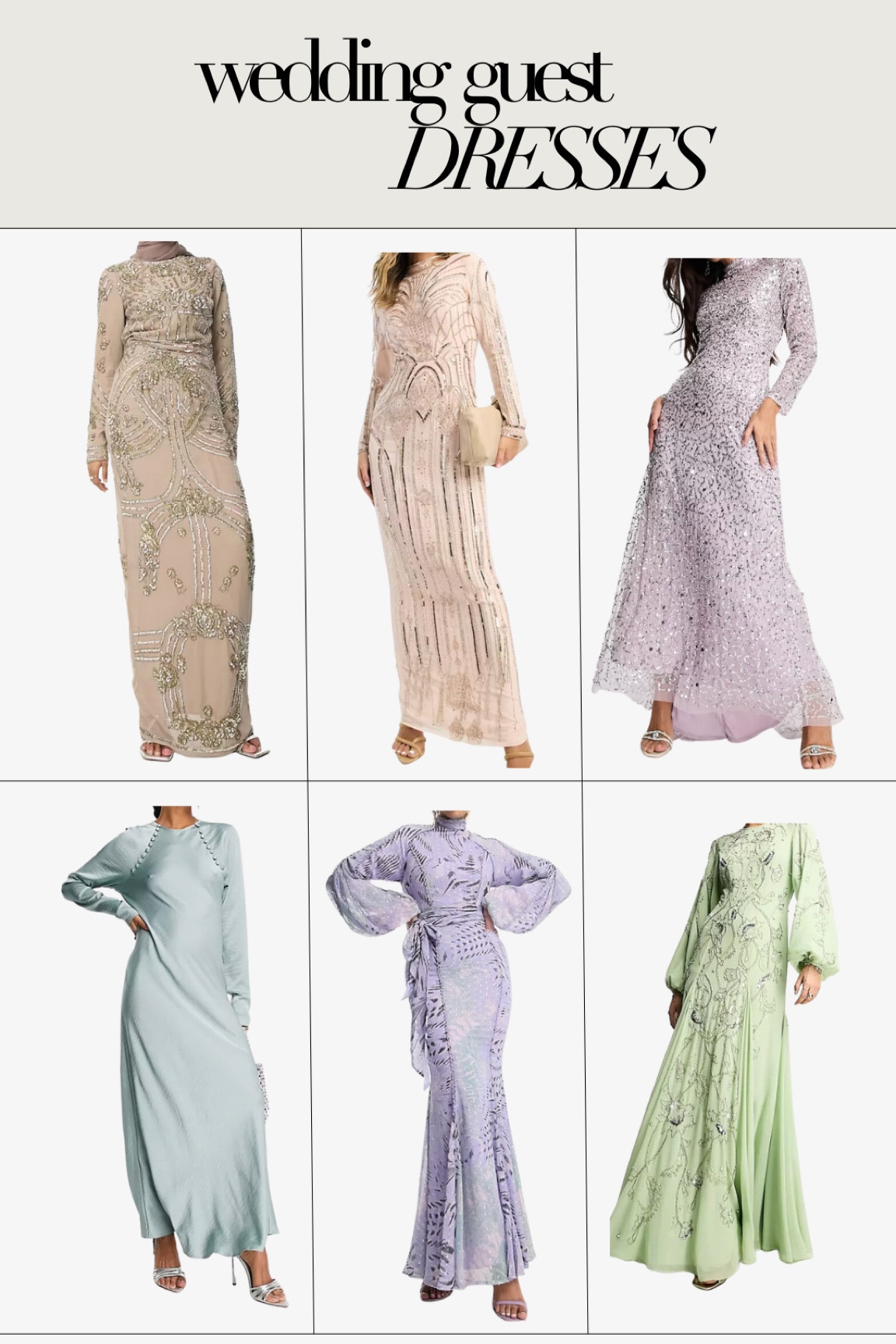 Gorgeous wedding guest dresses under $300❤️