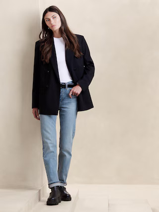 High-Rise Straight Jean | Banana Republic (US)